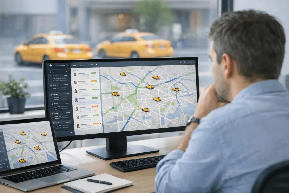 Automatizar empresa de taxis sin operadores humanos - TaxiCloud