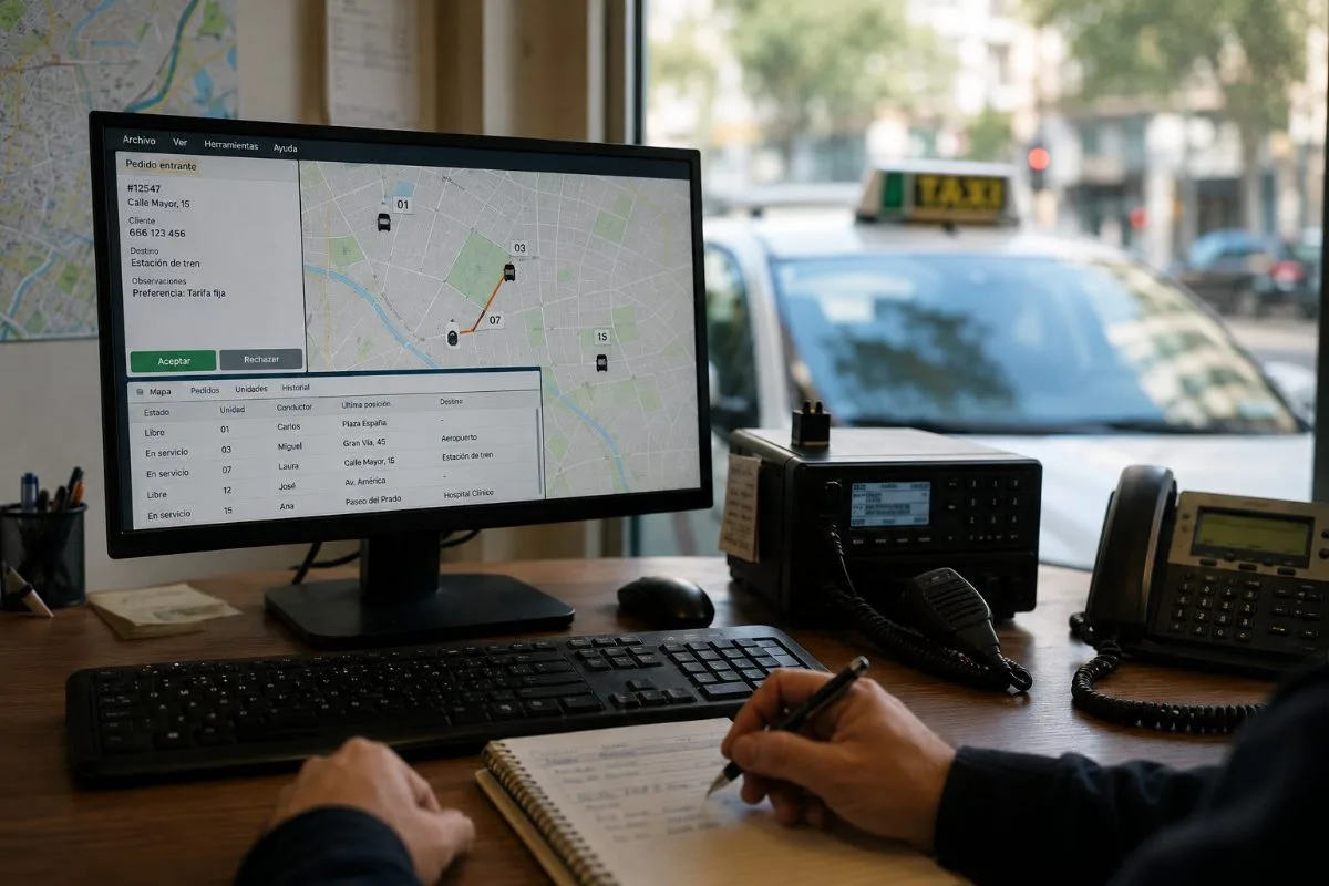 Cómo automatizar una emisora de taxi: guía completa 2026 - TaxiCloud