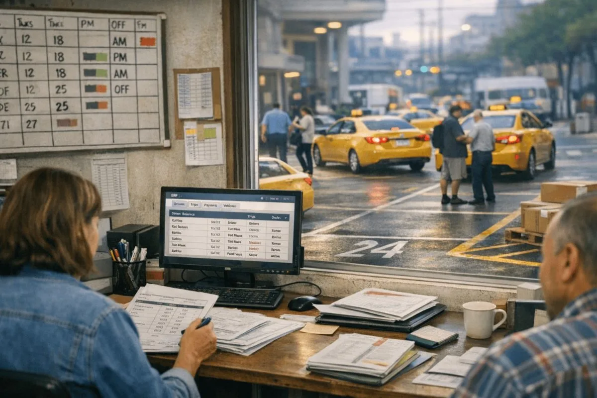ERP para cooperativas de taxi - gestión administrativa con IA - TaxiCloud